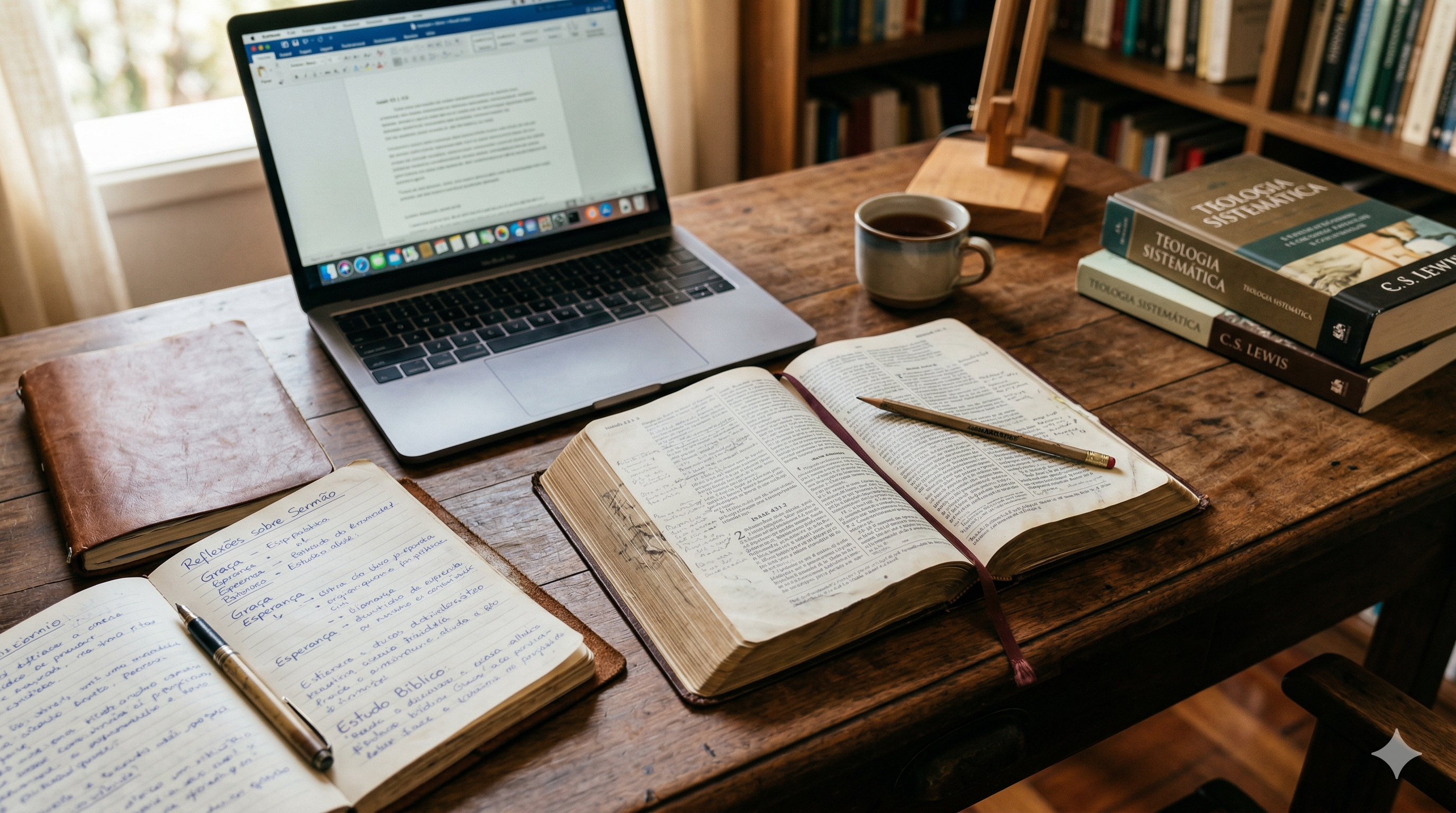 A congregação já chegou preparada